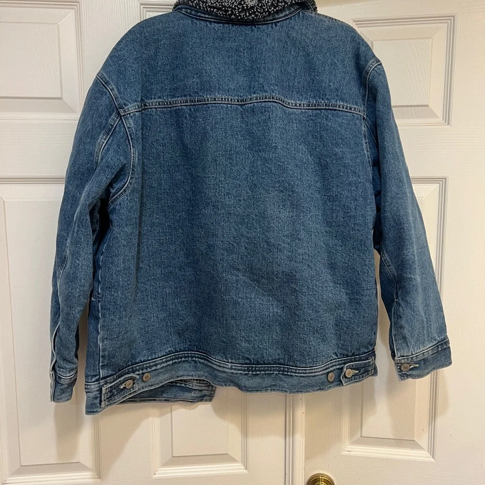 Vintage Jones Jeans Heavyweight Denim‎ Blue Jacket Men’s S Sherpa Lined Medium